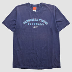 Tennessee Titans Reebok 2000s T-shirt Navy Vintage - Fanatics