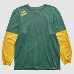 Green Bay Packers 2000s Long Sleeve T-shirt Green Vintage - Fanatics