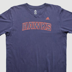 Adidas - Atlanta Hawks 2000s Long Sleeve T-shirt - Navy Vintage