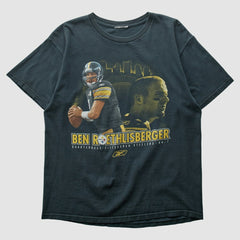 Pittsburgh Steelers Reebok 2000s T-shirt Black Vintage - Fanatics