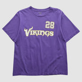 Minnesota Vikings Reebok 2000s T-shirt Purple Vintage - Fanatics