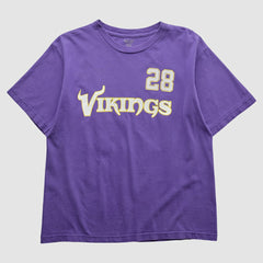 Minnesota Vikings Reebok 2000s T-shirt Purple Vintage - Fanatics