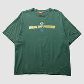 Green Bay Packers NFL 2000s T-shirt Green Vintage - Fanatics