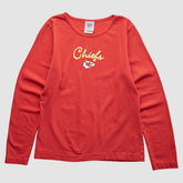 Kansas City Chiefs NFL 2000s Long Sleeve T-shirt Red S Vintage - Fanatics