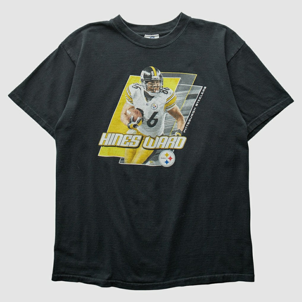 Pittsburgh Steelers 2000s T-shirt Black Vintage - Fanatics