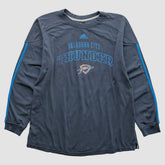 Adidas - Oklahoma City Thunder 2010s Long Sleeve T-shirt - Navy Vintage
