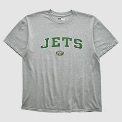 New York Jets 2010s T-shirt Heather Gray Vintage - Fanatics