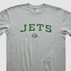 New York Jets 2010s T-shirt Heather Gray Vintage - Fanatics