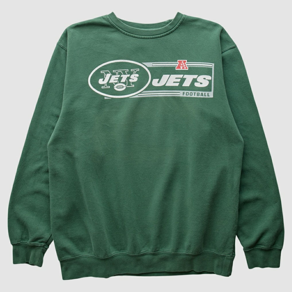 New York Jets NFL 2010s Pullover Sweatshirt Green Vintage - Fanatics