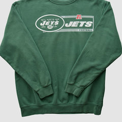 New York Jets NFL 2010s Pullover Sweatshirt Green Vintage - Fanatics