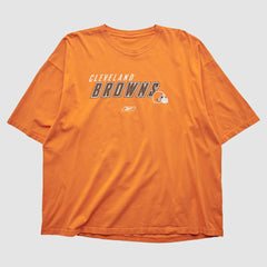 Cleveland Browns Reebok 2000s T-shirt Orange Vintage - Fanatics