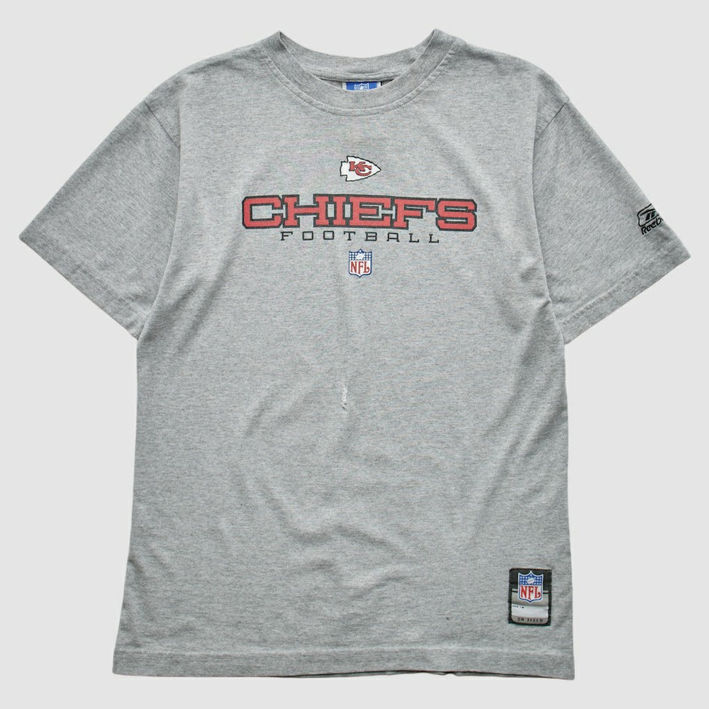 Kansas City Chiefs Reebok 2000s T-shirt Heather Gray Vintage - Fanatics