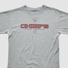 Kansas City Chiefs Reebok 2000s T-shirt Heather Gray Vintage - Fanatics