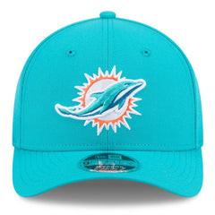 Miami Dolphins New Era Spain Side Patch 9FORTY M-Crown Adjustable Hat Aqua - NFL