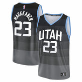 Fanatics - Lauri Markkanen Utah Jazz 2025/26 City Edition Fast Break Jersey - Black