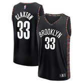 Fanatics - Nic Claxton Brooklyn Nets 2025/26 City Edition Fast Break Jersey - Black