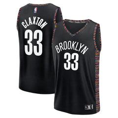 Fanatics - Nic Claxton Brooklyn Nets 2025/26 City Edition Fast Break Jersey - Black