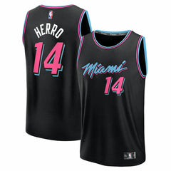 Fanatics - Tyler Herro Miami Heat 2025/26 City Edition Fast Break Jersey - Black