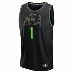 Fanatics - Zion Williamson New Orleans Pelicans Youth 2025/26 City Edition Fastbreak Jersey - Black