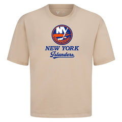 New York Islanders - Levelwear Team Surge Luxe Signature Knit T-Shirt Khaki