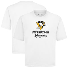 Pittsburgh Penguins Levelwear Team Surge Luxe Signature Knit T-Shirt White