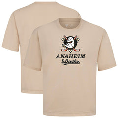 Anaheim Ducks - Levelwear Team Surge Luxe Signature Knit T-Shirt Khaki
