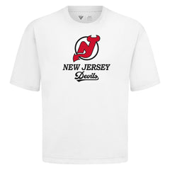 New Jersey Devils - Levelwear Team Surge Luxe Signature Knit T-Shirt White