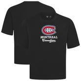 Montreal Canadiens - Levelwear Team Surge Luxe Signature Knit T-Shirt Black