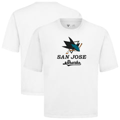 San Jose Sharks - Levelwear Team Surge Luxe Signature Knit T-Shirt White