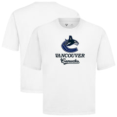 Vancouver Canucks - Levelwear Team Surge Luxe Signature Knit T-Shirt White