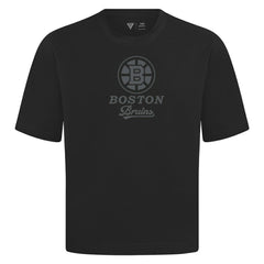 Boston Bruins Levelwear Shadow Surge Luxe Signature Knit T-Shirt Black