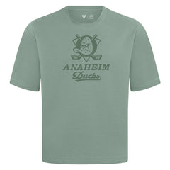 Anaheim Ducks - Levelwear Shadow Surge Luxe Signature Knit T-Shirt Green