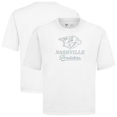 Nashville Predators - Levelwear Shadow Surge Luxe Signature Knit T-Shirt White