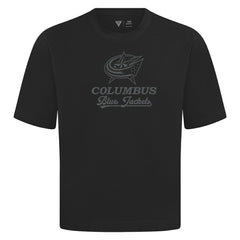 Columbus Blue Jackets - Levelwear Shadow Surge Luxe Signature Knit T-Shirt Black