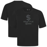 Seattle Kraken Levelwear Shadow Surge Luxe Signature Knit T-Shirt Black