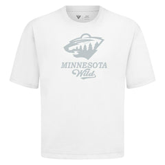 Minnesota Wild - Levelwear Shadow Surge Luxe Signature Knit T-Shirt White
