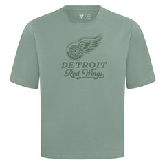 Detroit Red Wings - Levelwear Shadow Surge Luxe Signature Knit T-Shirt Green