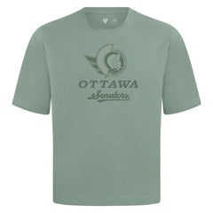 Ottawa Senators - Levelwear Shadow Surge Luxe Signature Knit T-Shirt Green