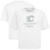 Calgary Flames - Levelwear Shadow Surge Luxe Signature Knit T-Shirt White
