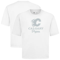 Calgary Flames - Levelwear Shadow Surge Luxe Signature Knit T-Shirt White