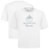 Vancouver Canucks - Levelwear Shadow Surge Luxe Signature Knit T-Shirt White
