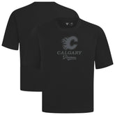 Calgary Flames - Levelwear Shadow Surge Luxe Signature Knit T-Shirt Black