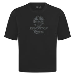 Edmonton Oilers - Levelwear Shadow Surge Luxe Signature Knit T-Shirt Black