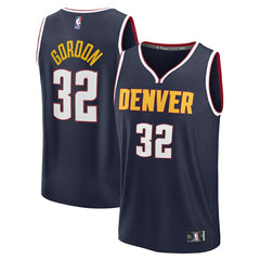 Fanatics - Aaron Gordon Denver Nuggets Fast Break Replica Jersey - Navy - Icon Edition