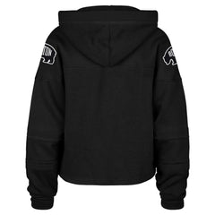 Boston Bruins '47 Women's Cropped Lacer Hoodie Black