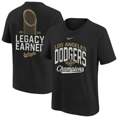 Los Angeles Dodgers Nike Youth 2026 Gold Collection Legacy Earned T-Shirt On Sale