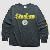Pittsburgh Steelers NFL 2000s Long Sleeve T-shirt Black Vintage - Fanatics