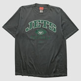 New York Jets Reebok 2000s T-shirt Charcoal Vintage - Fanatics