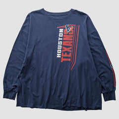 Houston Texans 2010s Long Sleeve T-shirt Navy Vintage - Fanatics