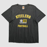 Pittsburgh Steelers NFL 2000s T-shirt Black Vintage - Fanatics